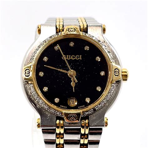 gucci diamond set watch 9000l